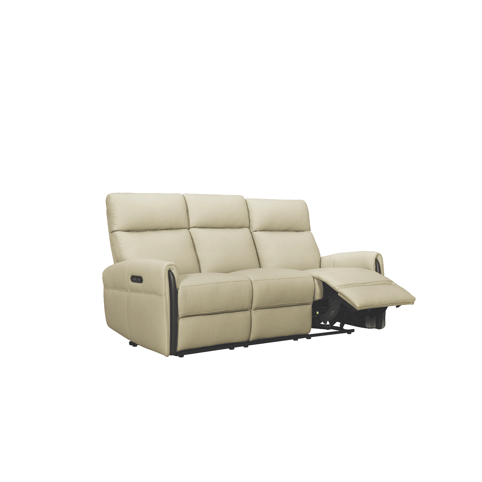 Trier 牛皮電動沙發 - 奶灰色〔SFV4356〕