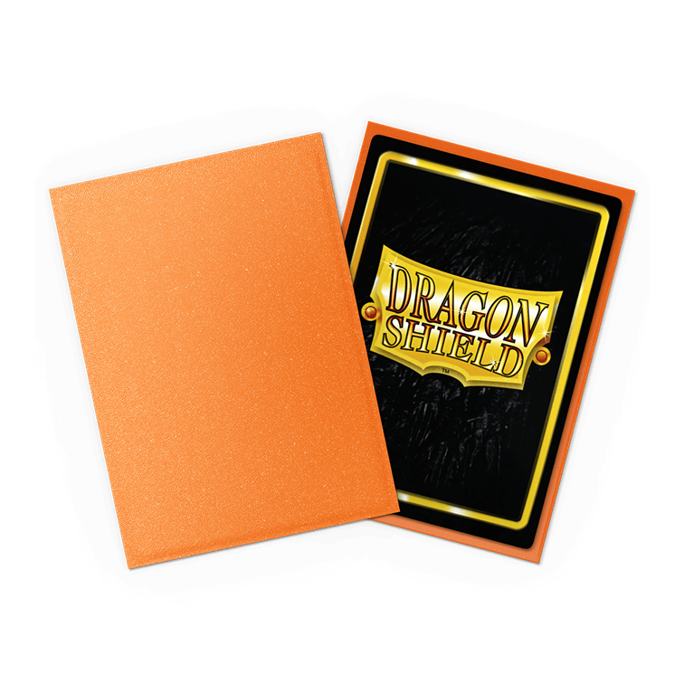 Dragon Shield 100 Matte Sleeves - Amber - Standard Size (AT-11059)