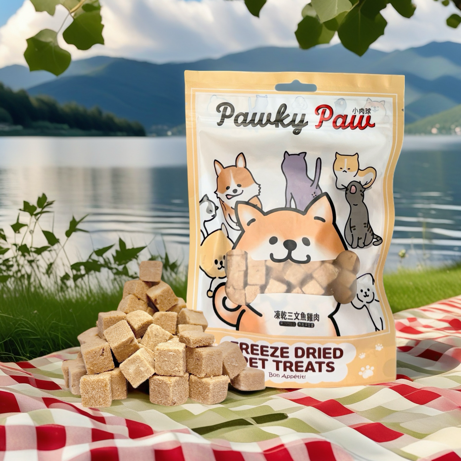 Pawky Paw - 凍乾三文魚雞肉