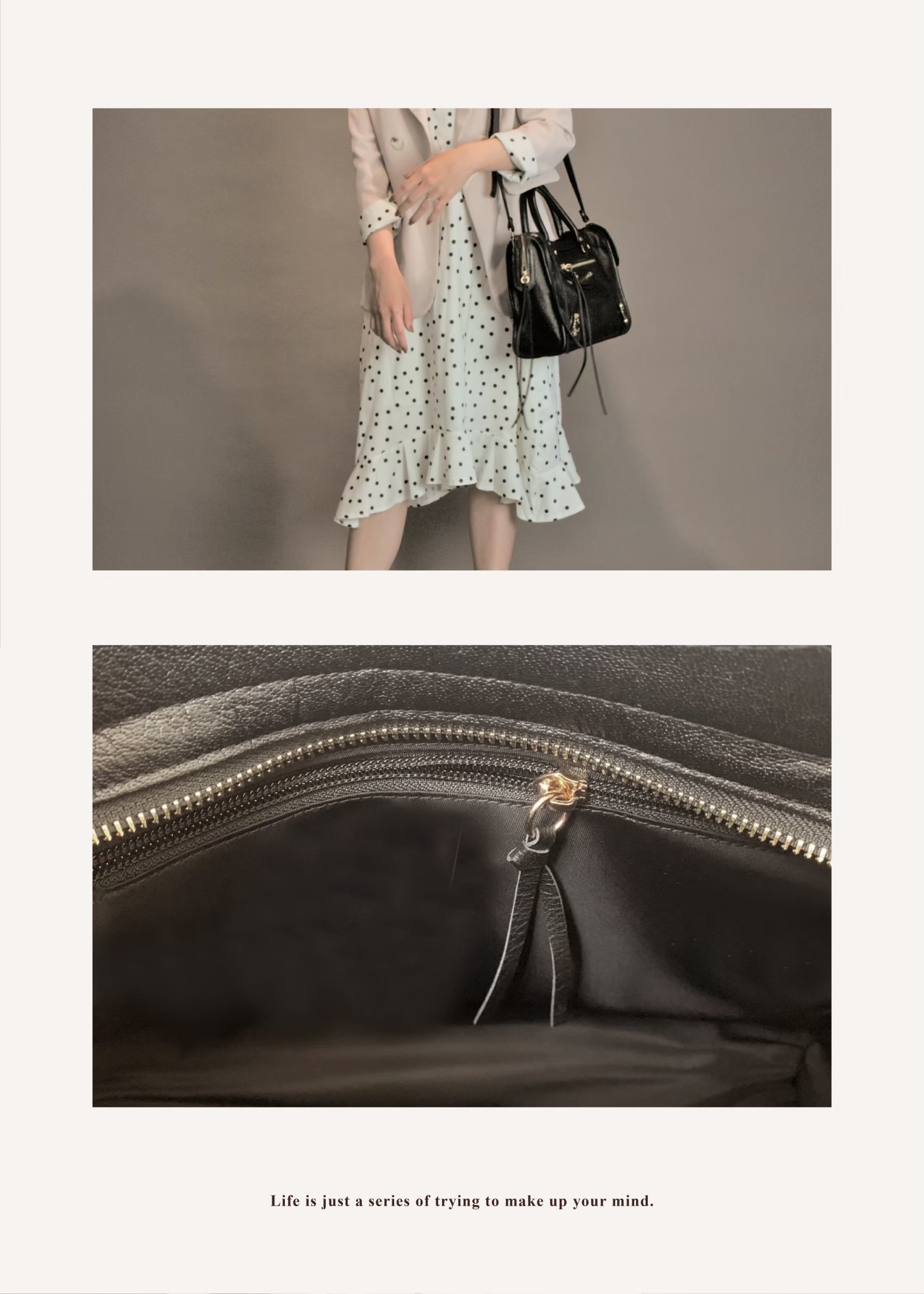 雙側口袋設計，收納鑰匙與小物好貼心