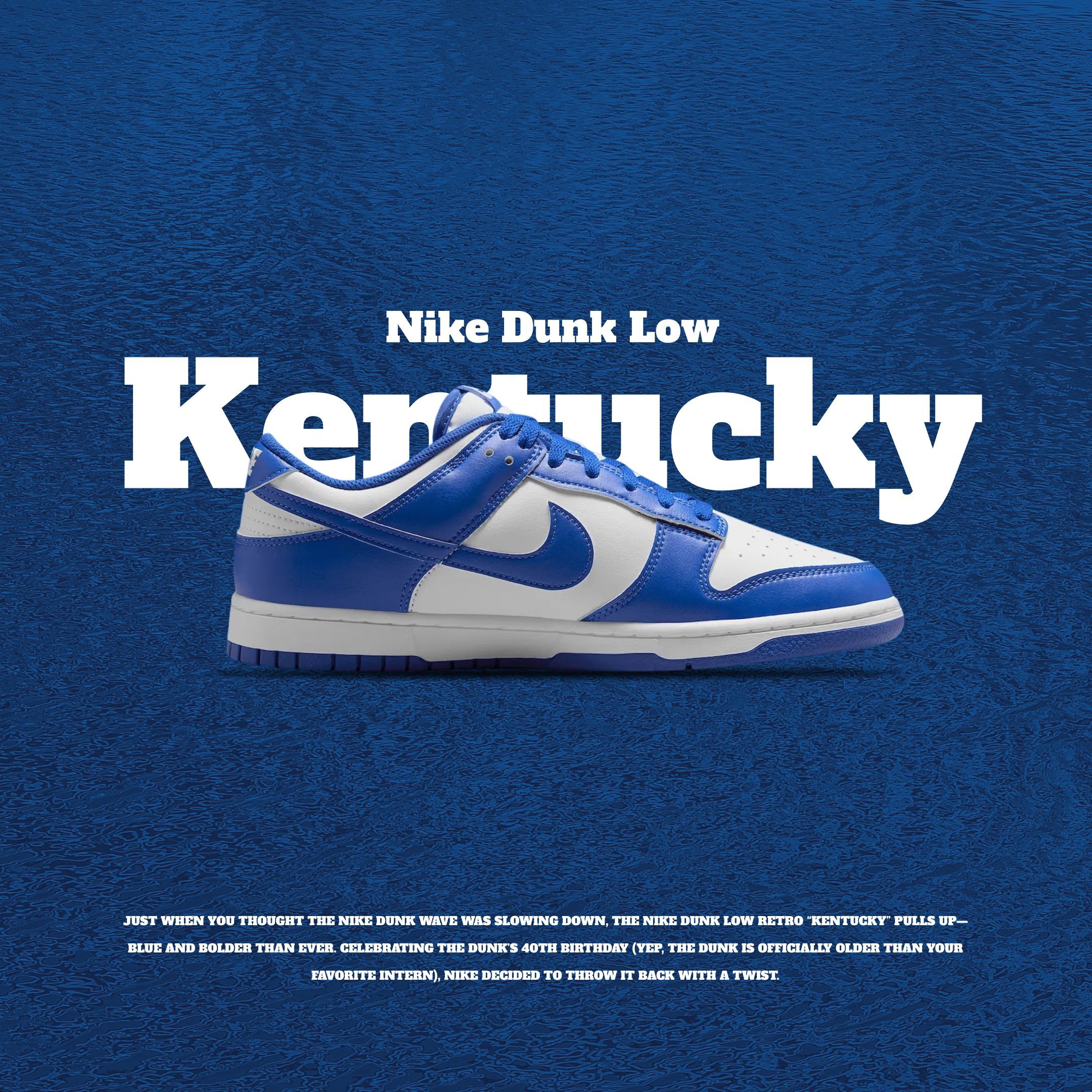 NICEDAY 現貨 Nike Dunk Low Retro Kentucky 肯塔基 大學 深藍 HF5441-112