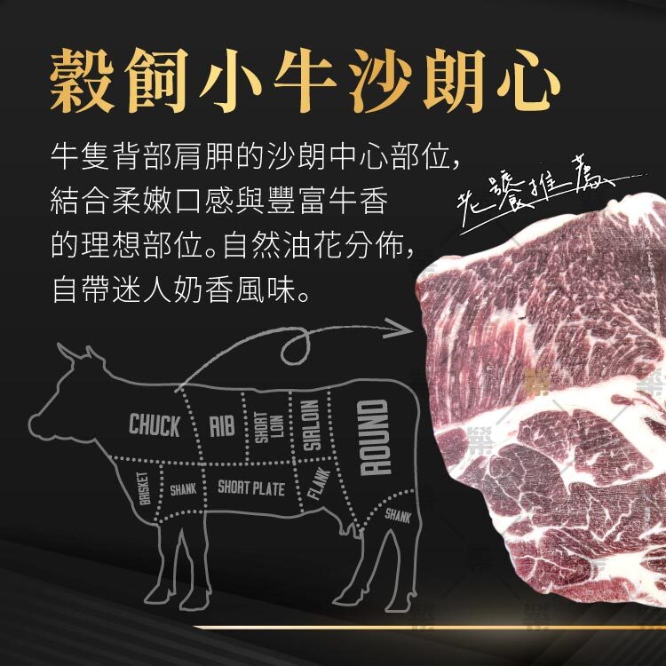 老饕推薦－迷人奶香口感沙朗心部位