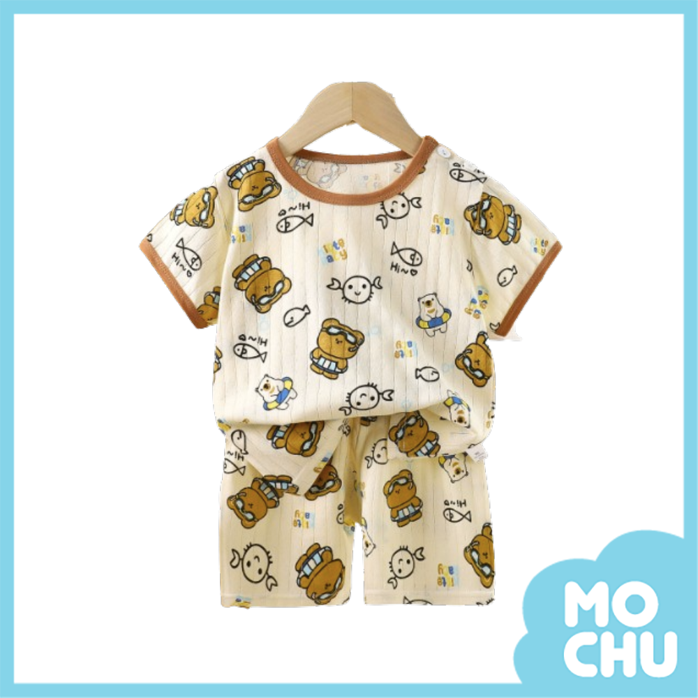 潛水小熊短袖家居套裝