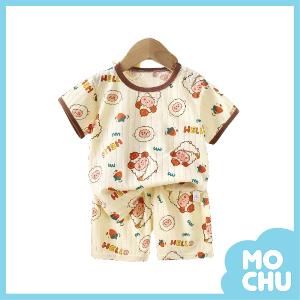 草莓綿羊短袖家居套裝