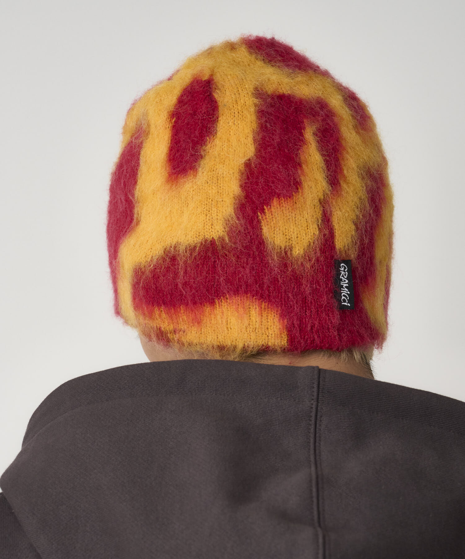 GRAMICCI｜MOHAIR BURLY RUNNINGMAN BEANIE "BURNT ORANGE"
