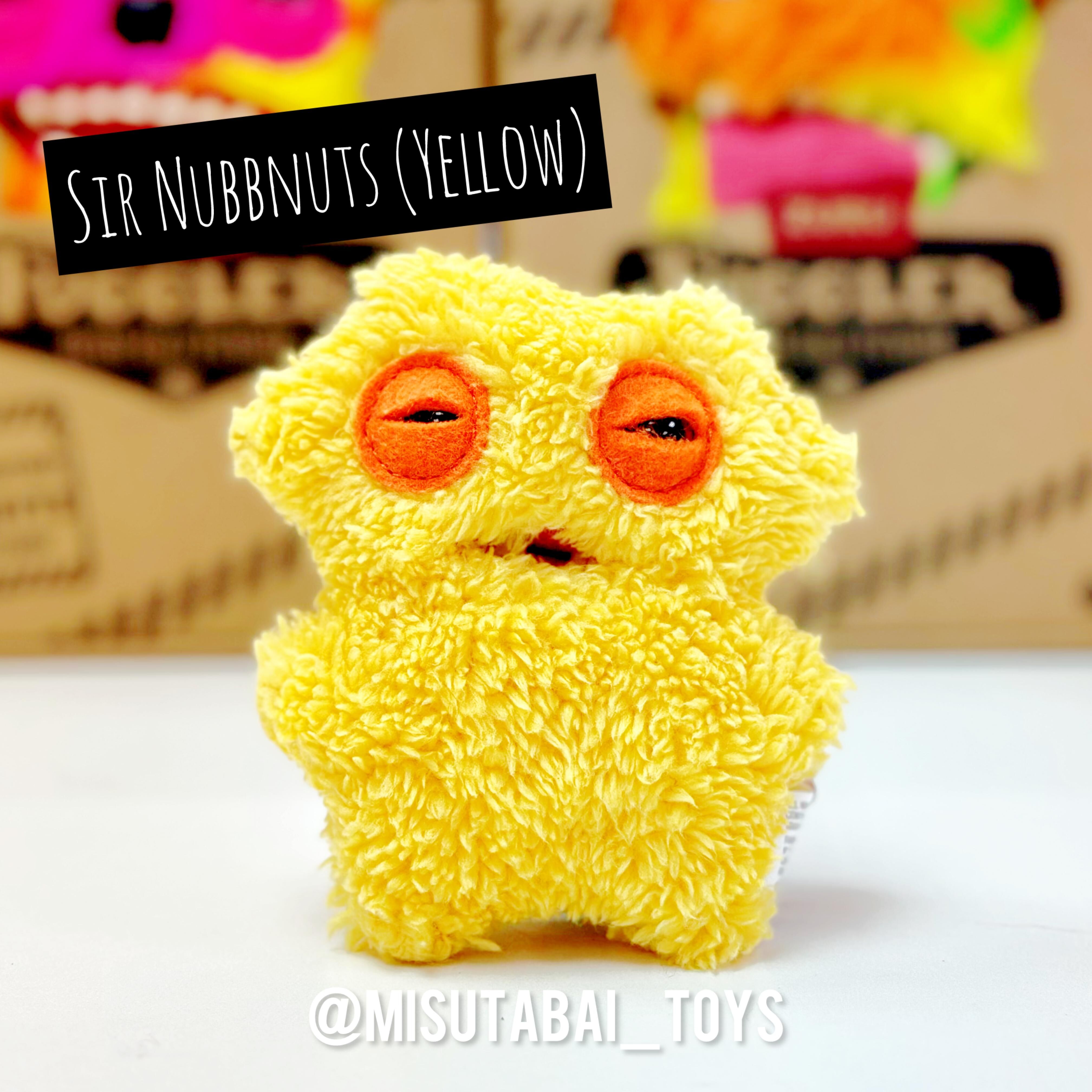 FG74287 Fuggler Key Ring S5 Sir Nubbnuts (Yellow)