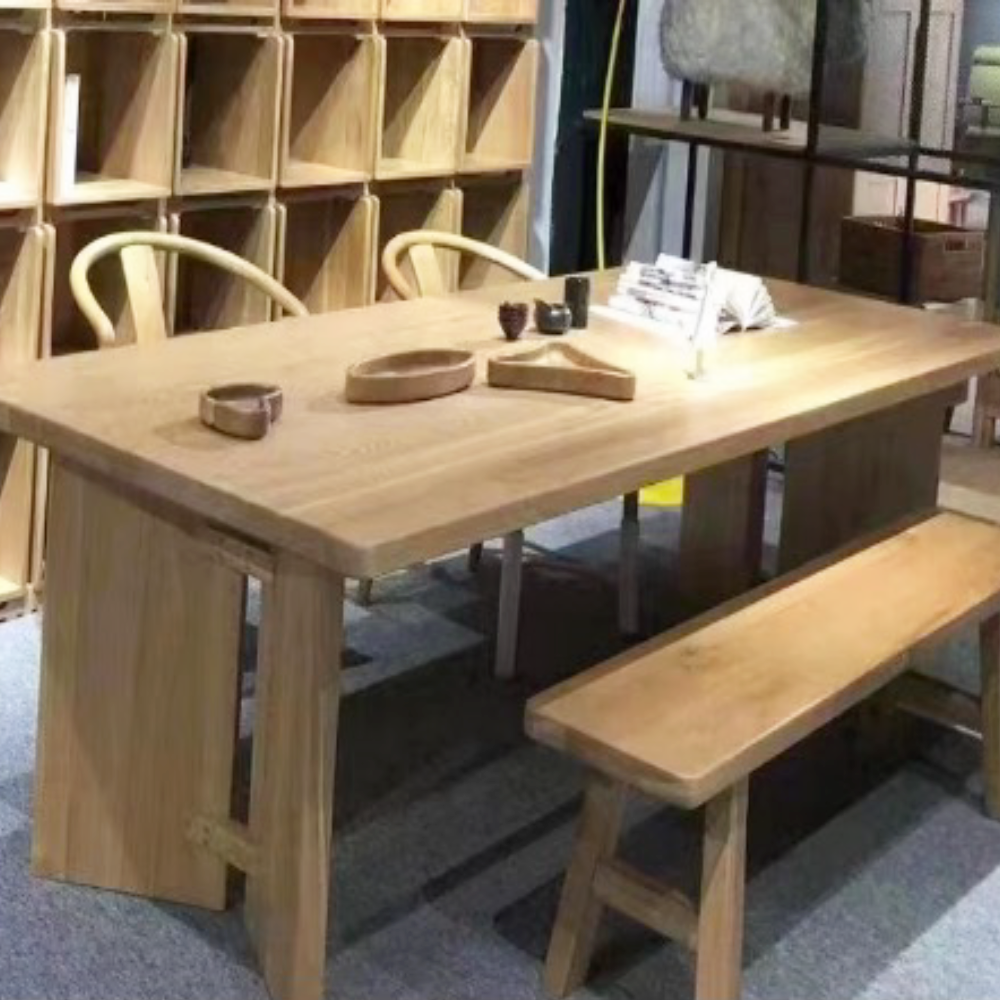 〖特惠款〗扇形實木長桌 FP-0180