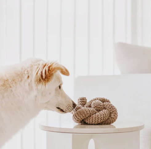 Lambwolf NOU - Make Your Own Play Object (Taupe Corduroy + 4 squeakers)