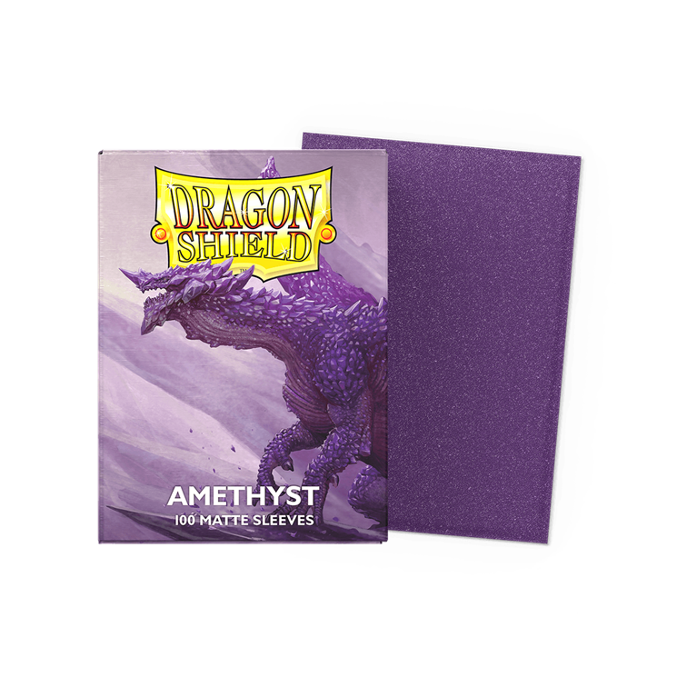 Dragon Shield 100 Matte Sleeves - Amethyst - Standard Size a(AT-11060)