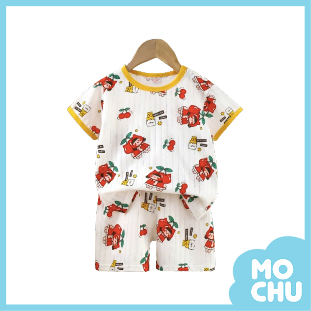 櫻桃娃娃短袖家居套裝
