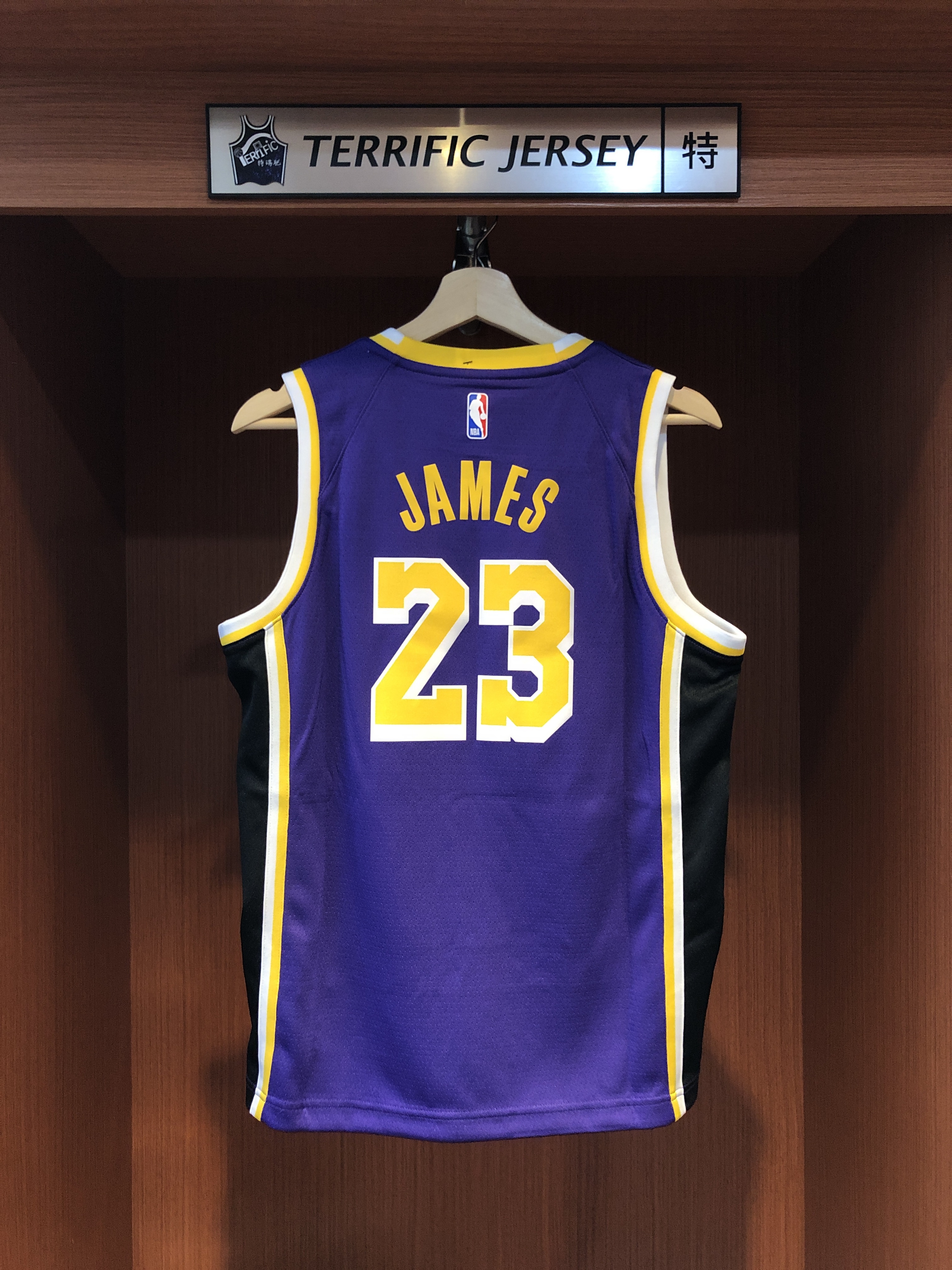 NBA球衣 Lebron James 洛杉磯湖人紫 Statement Jordan Youth Swingman 球迷版 青年版 熱轉印 全新