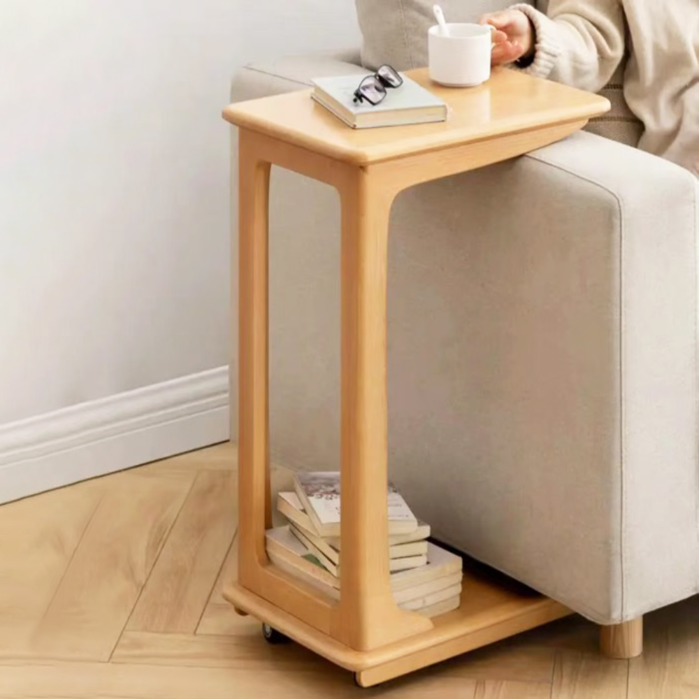 〖特惠款〗實木移動邊几 FP-0203