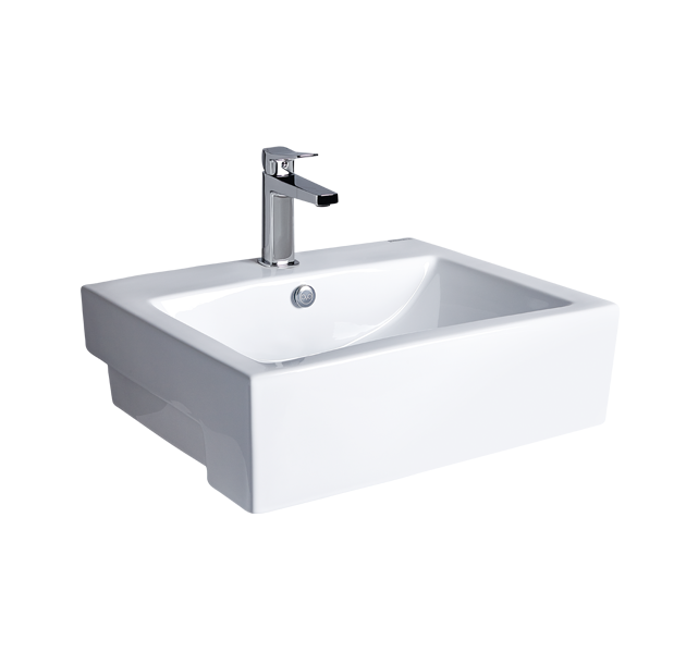 OVO京典衛浴 半嵌式臉盆 L5020 /F8057