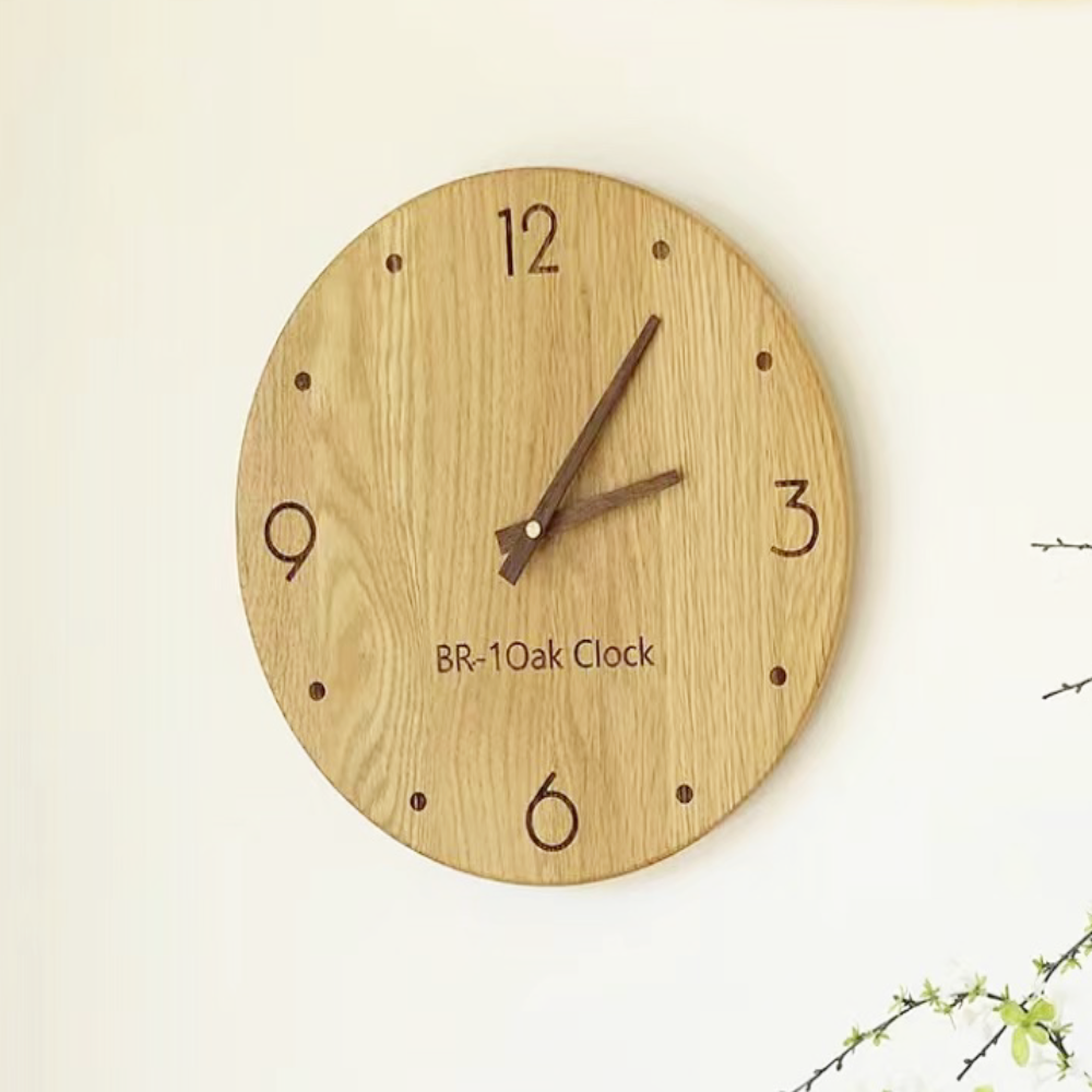 〖特惠款〗實木壁鐘 FP-0205