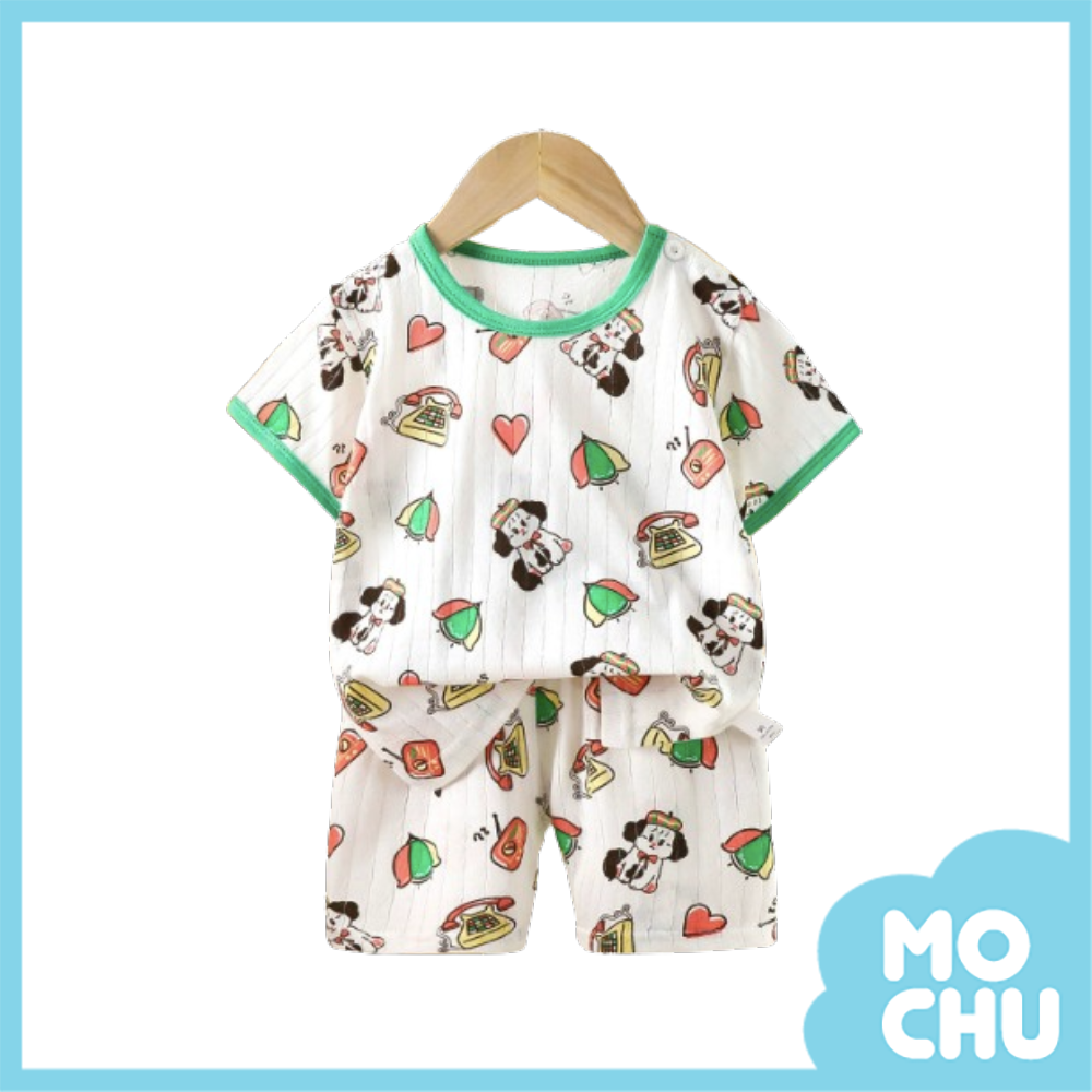 愛心小狗短袖家居套裝