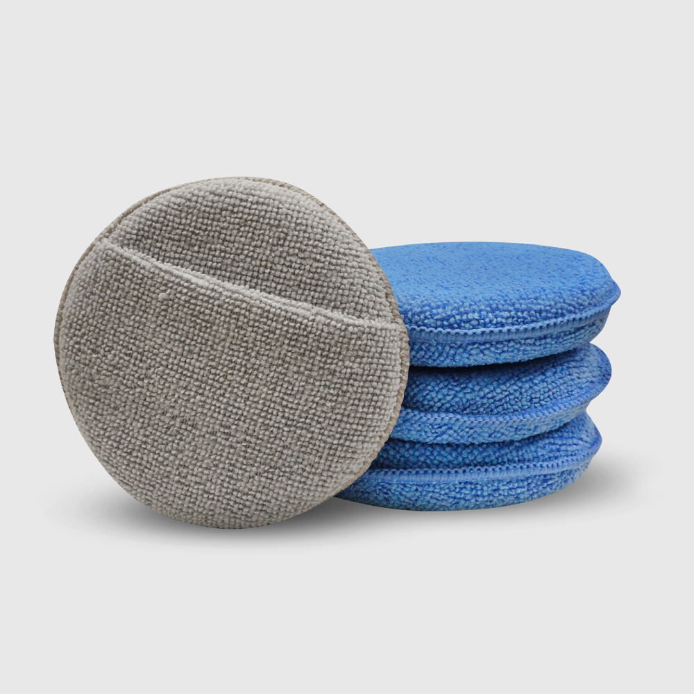 洗車工具｜圓形口袋打蠟海綿