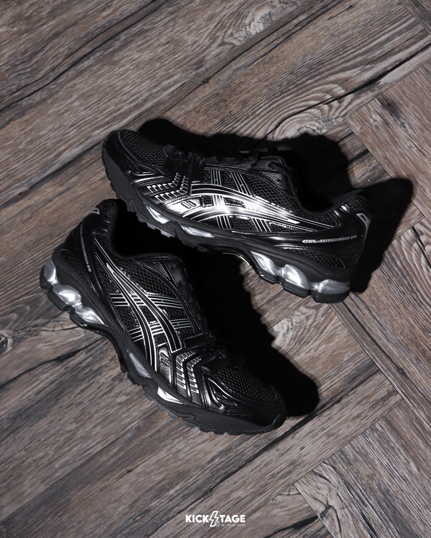 男鞋 ASICS GEL-KAYANO 14  'Black Pure Silver' 黑銀 男款 平替款 休閒 慢跑鞋【1201A019-006】