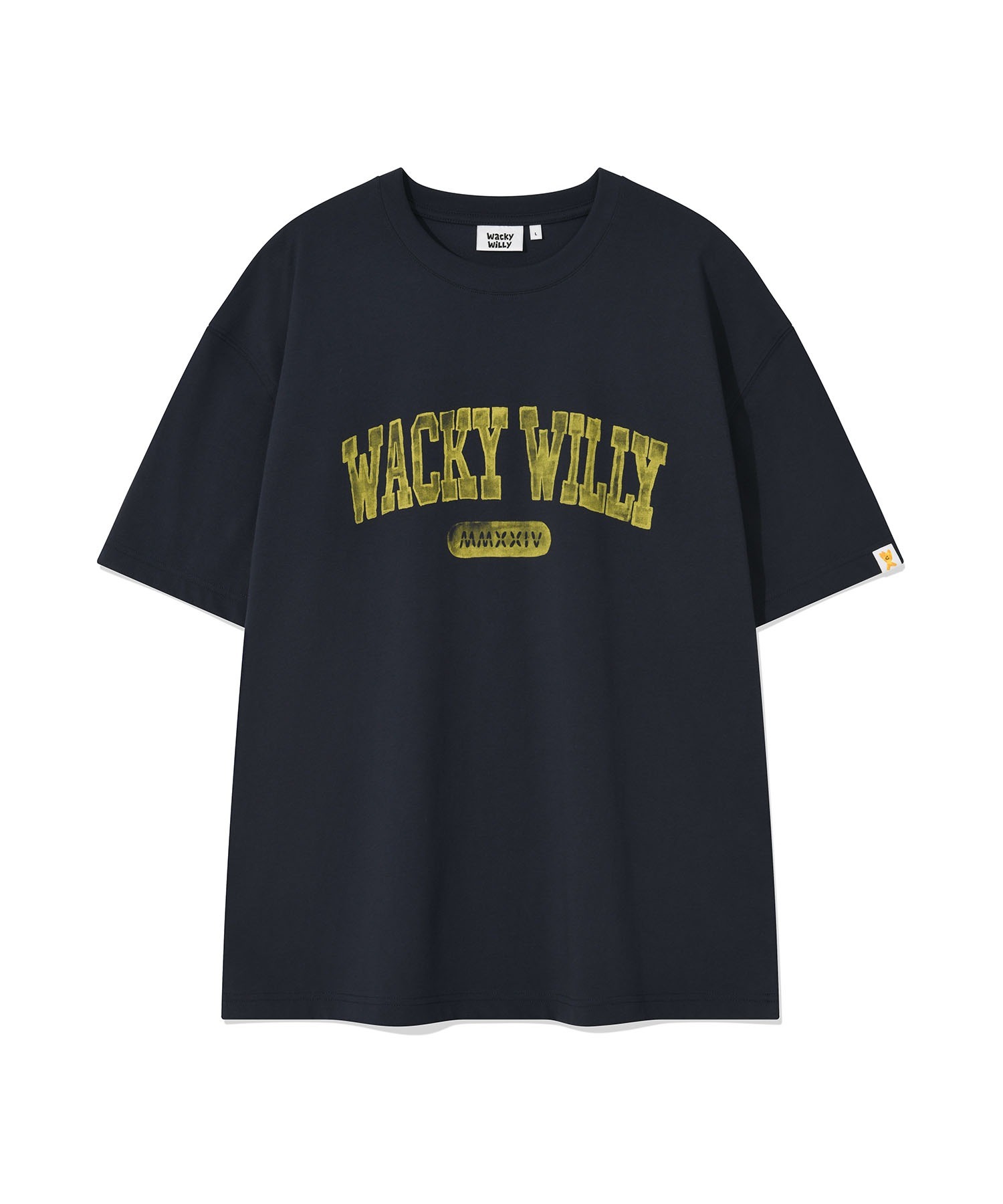 WACKY WILLY Arch Typo Short-Sleeve T-Shirt
