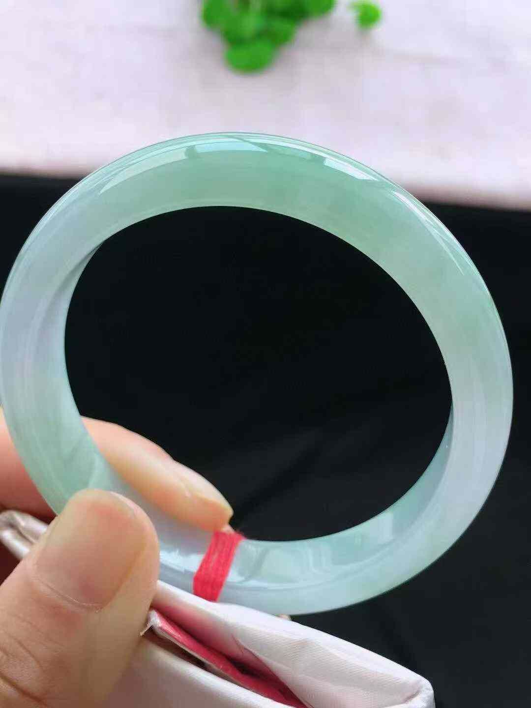 冰飄綠翡翠正圈手鐲,天然翡翠A玉, 緬甸玉, Jade, Jadeite
