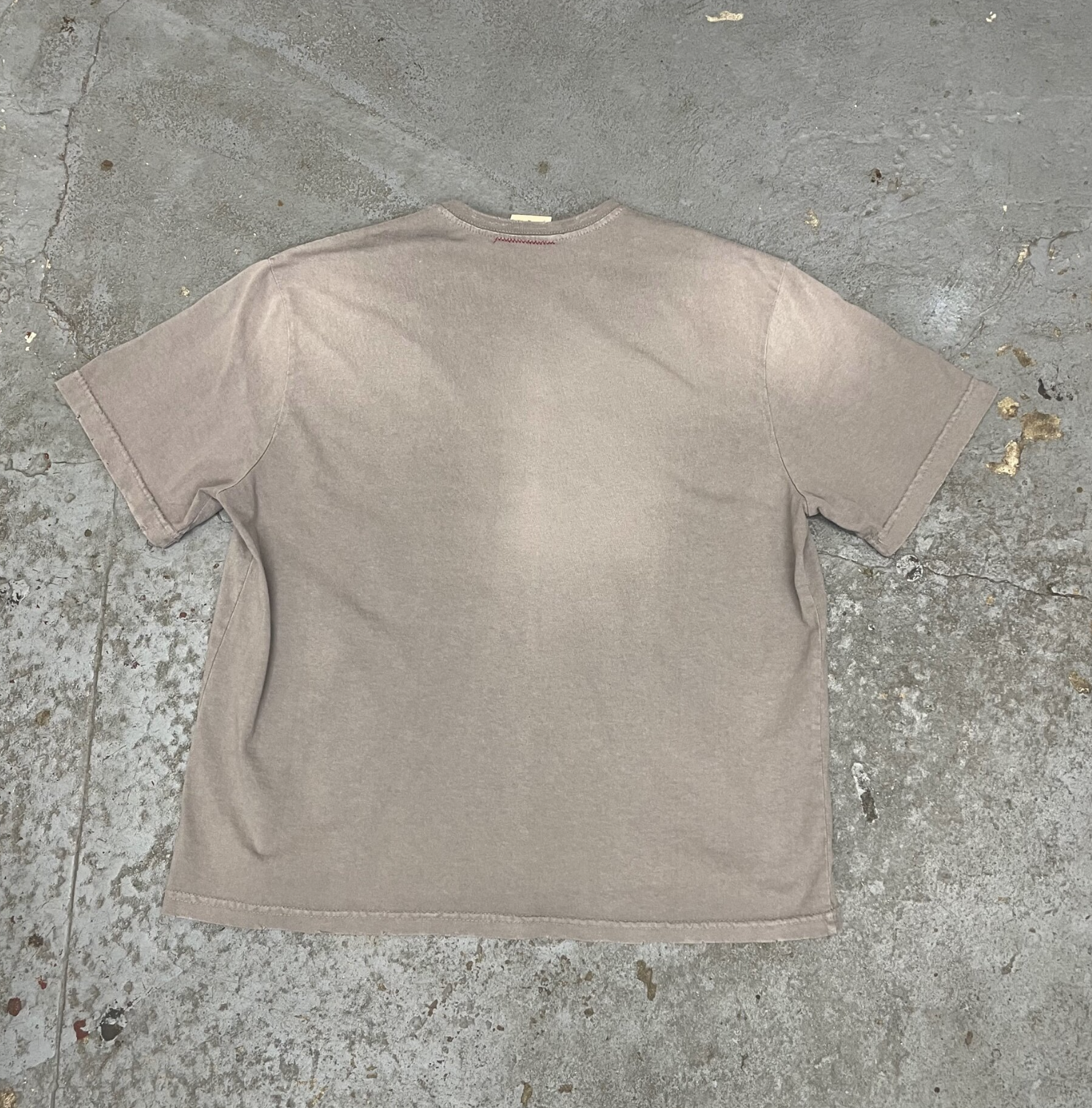 [Instock] MOOJIMOOJI OVERSIZE CROP T-SHIRTS | AGED TAUPE GREY