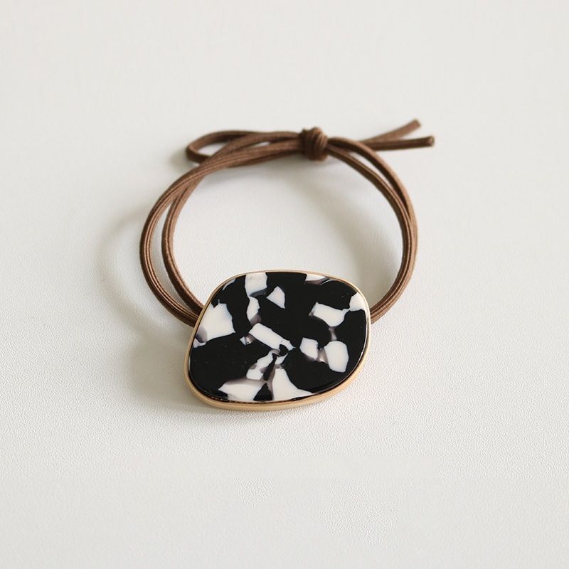 #N/A - 簡約風 氣質感高彈力髮圈 / 髮繩 (黑白)