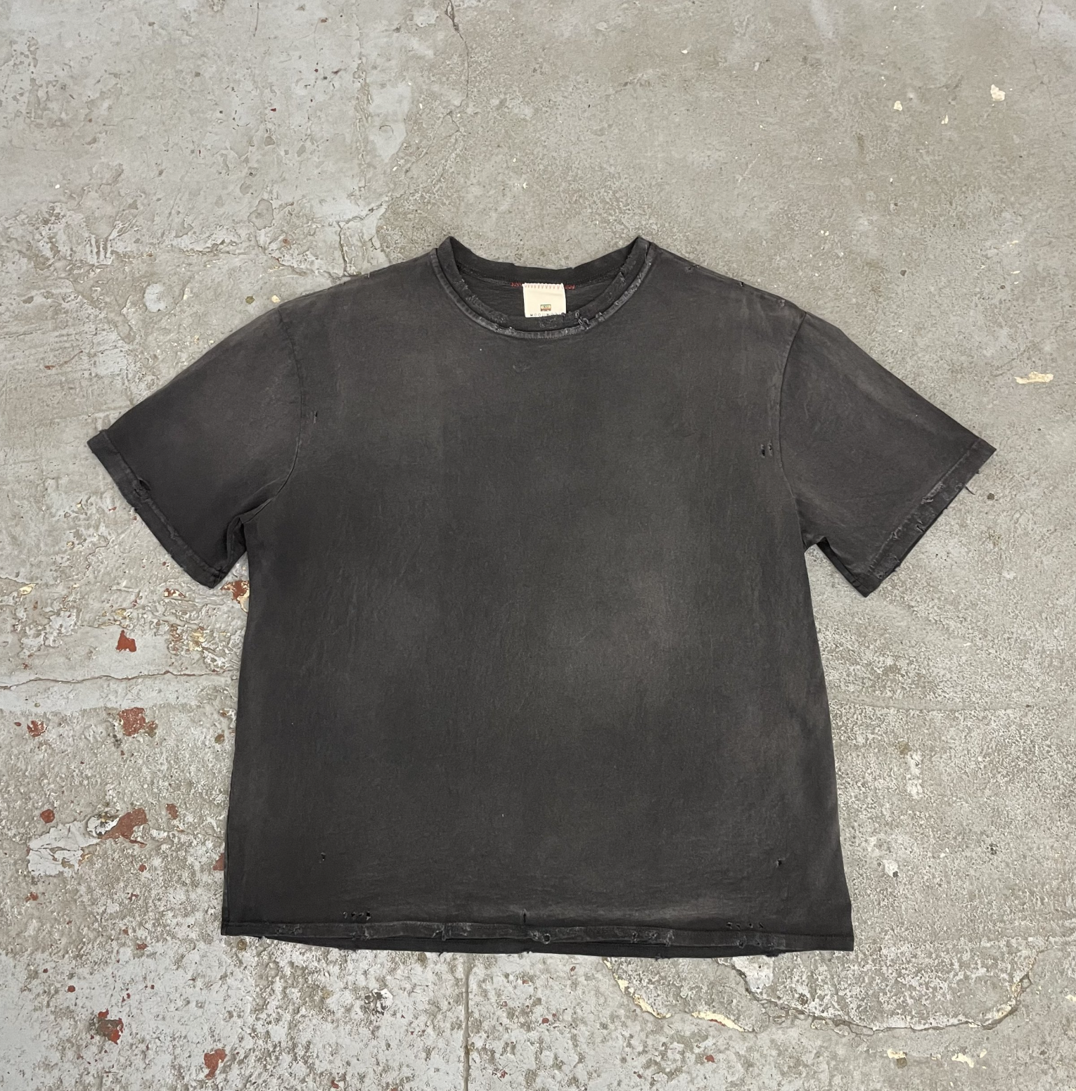 [Instock] MOOJIMOOJI OVERSIZED CROP T-SHIRTS | VINTAGE BLACK