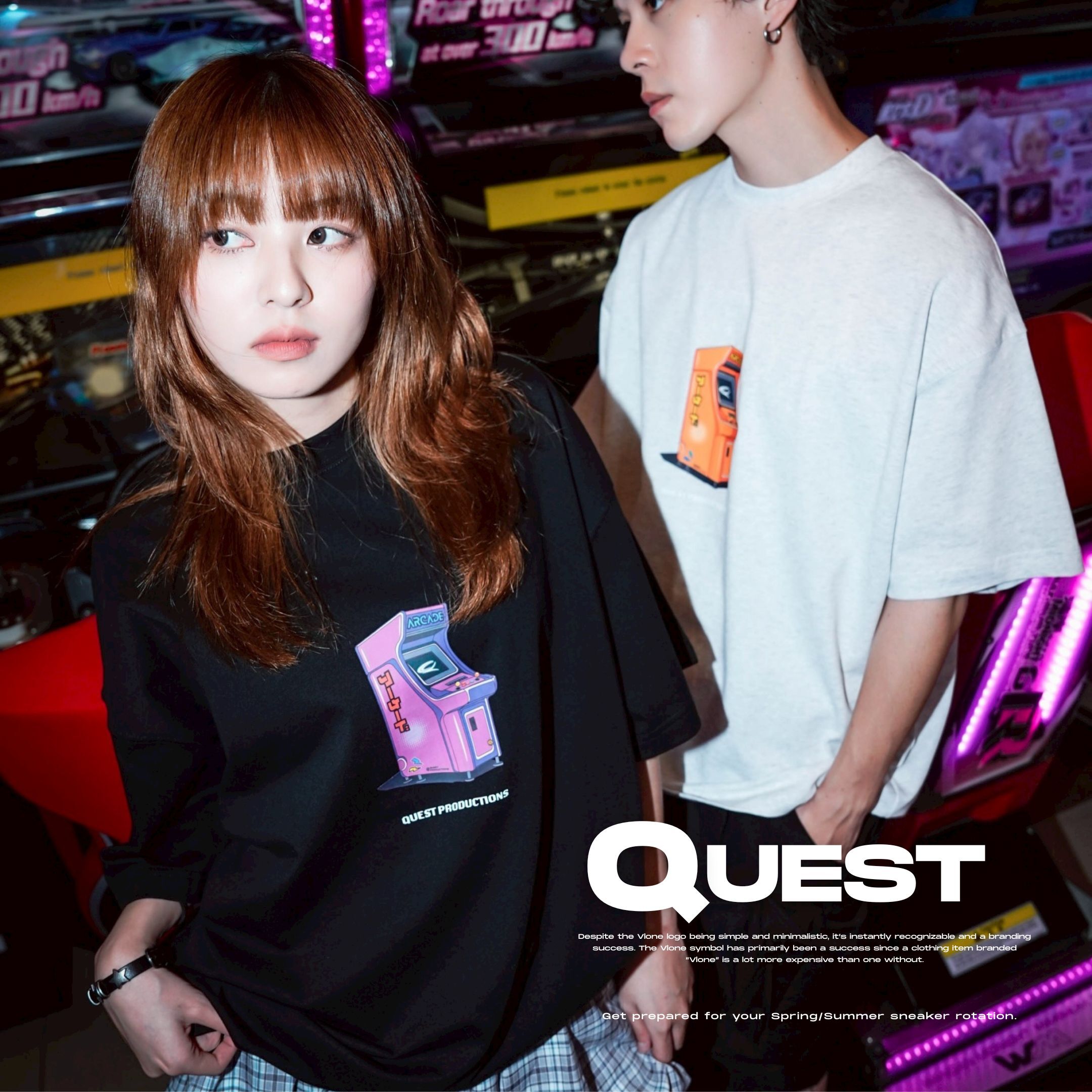 NICEDAY 服飾 QUEST ARCADE TEE 短T 街機 電玩 上衣 休閒 夏天 短袖