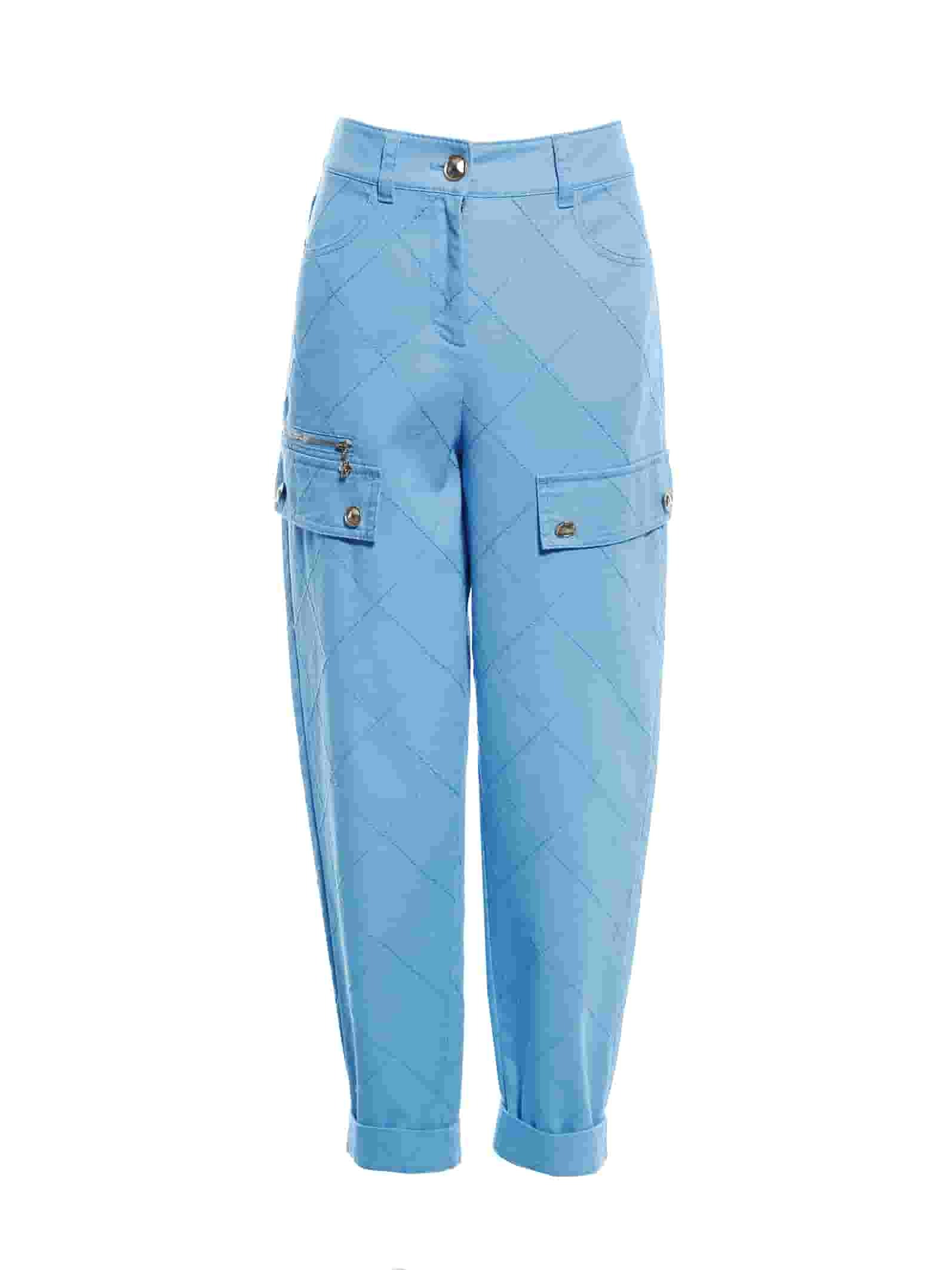 BC1EB032B1 異國花園純色牛仔老爹褲 (2色)