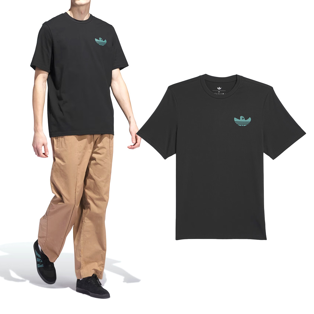 Adidas Shmoo G Tee 2 男款 女款 黑色 中性 棉質 T恤 休閒 短袖 JX5454