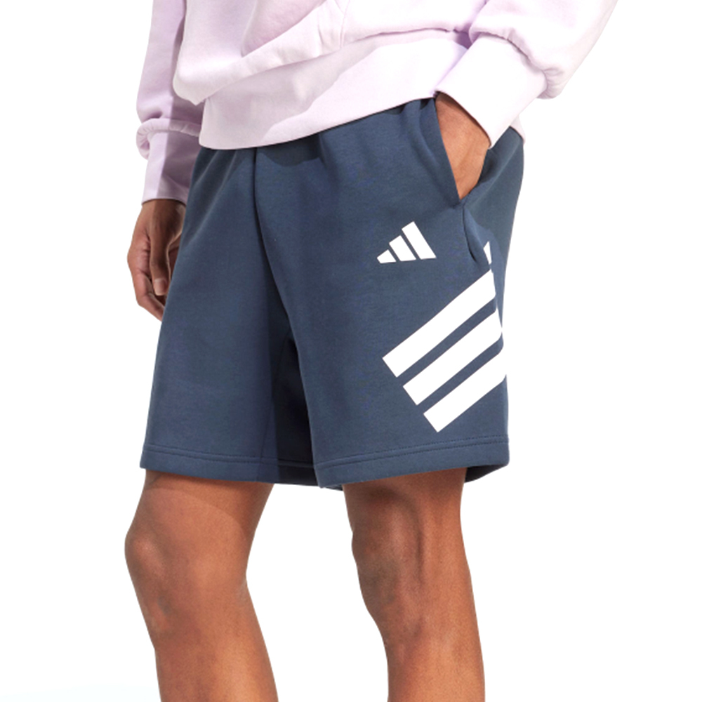 Adidas M Fi 3S Sho 男款 藍色 訓練 運動 休閒 短褲 JW7101