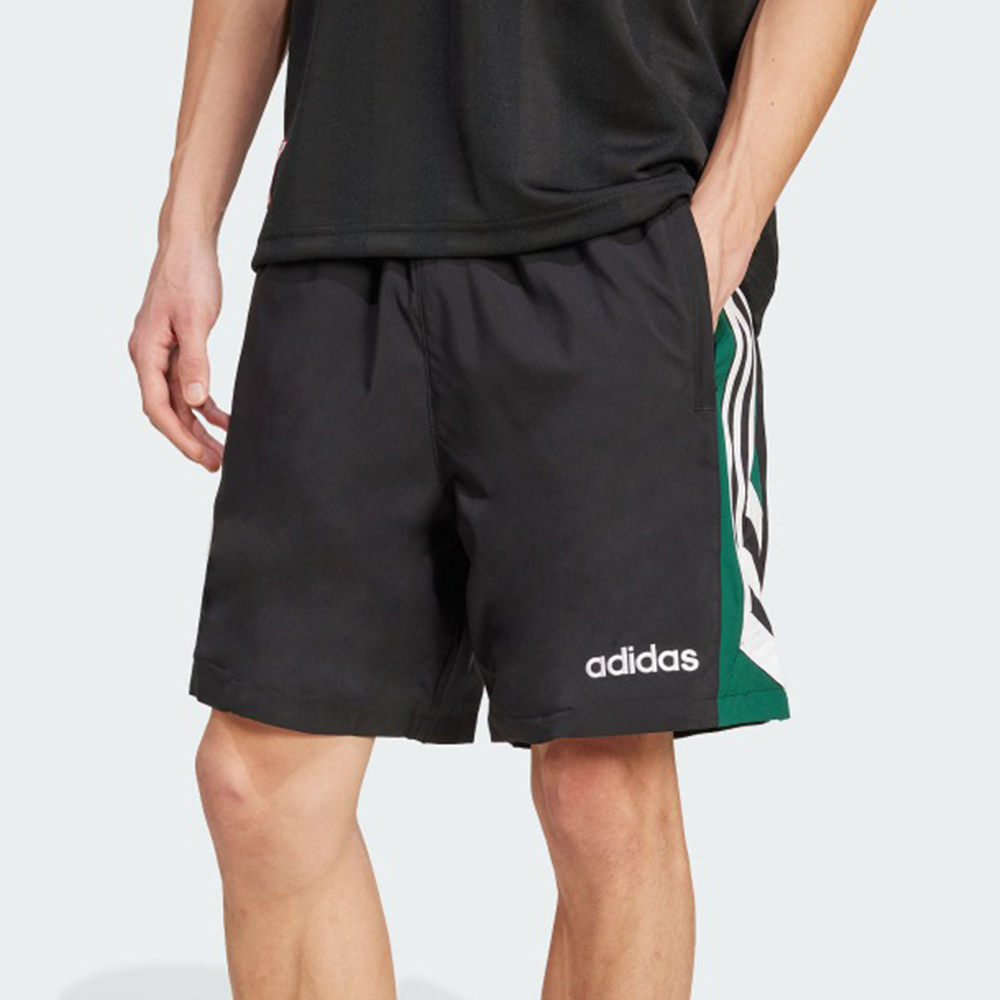 Adidas 90S Ftbl Shrt 男款 黑色 寬鬆 訓練 運動 休閒 短褲 JX3077