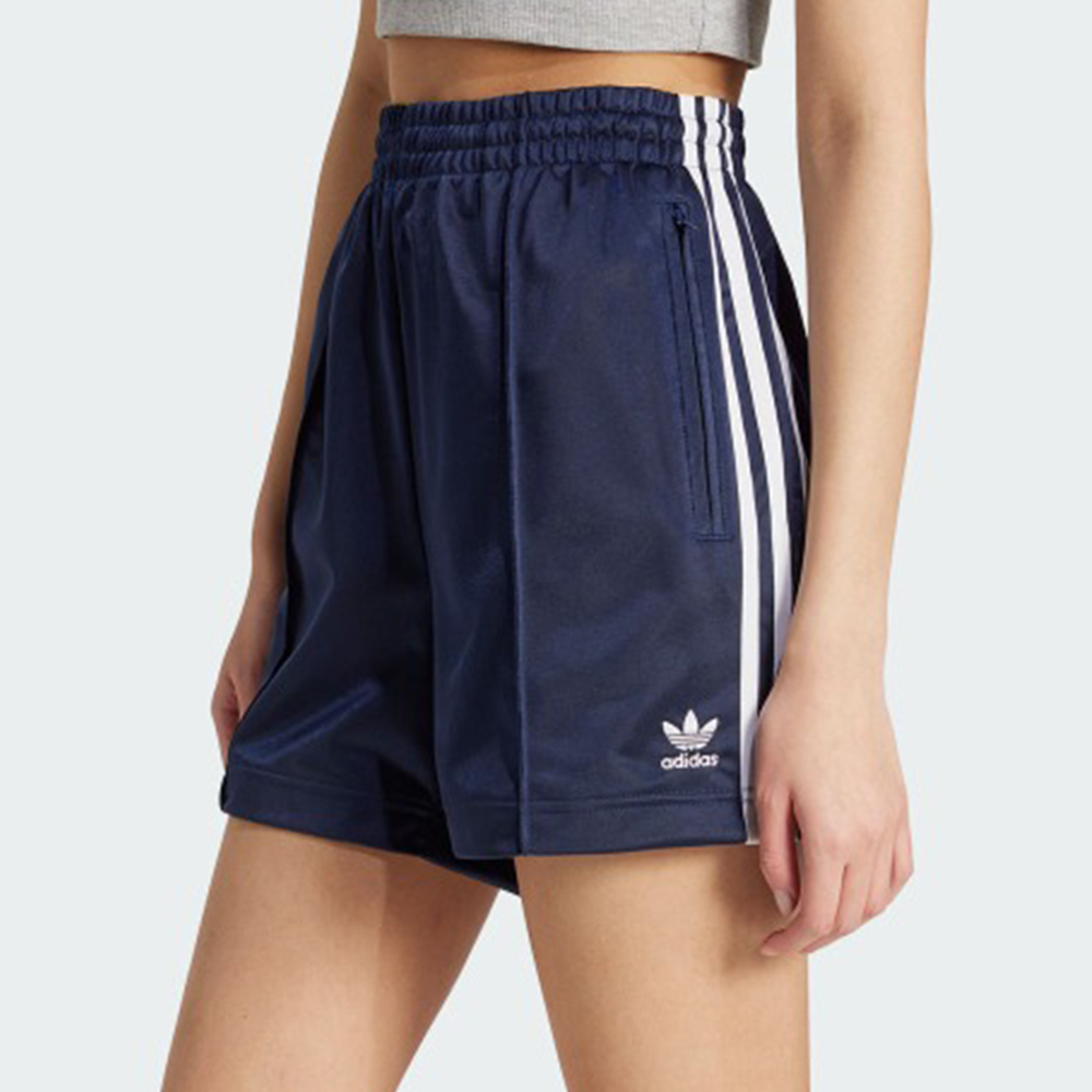 Adidas Firebird Sho 女款 藍色 寬鬆 訓練 運動 休閒 短褲 JW5045