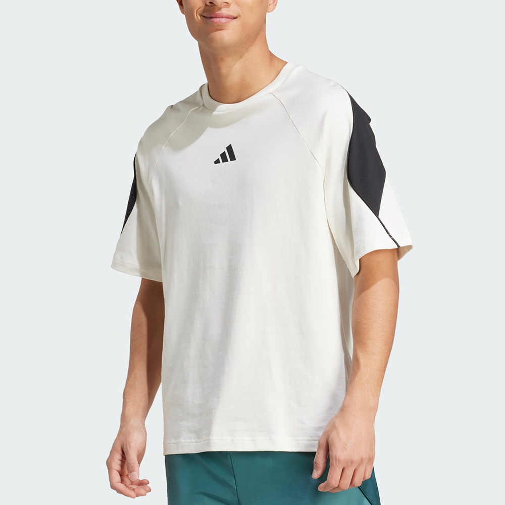 Adidas M Stadium Tee 男款 白色 寬鬆 訓練 運動 休閒 短袖 JX5640