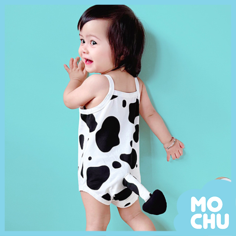 斑點乳牛造型連身衣(二款)