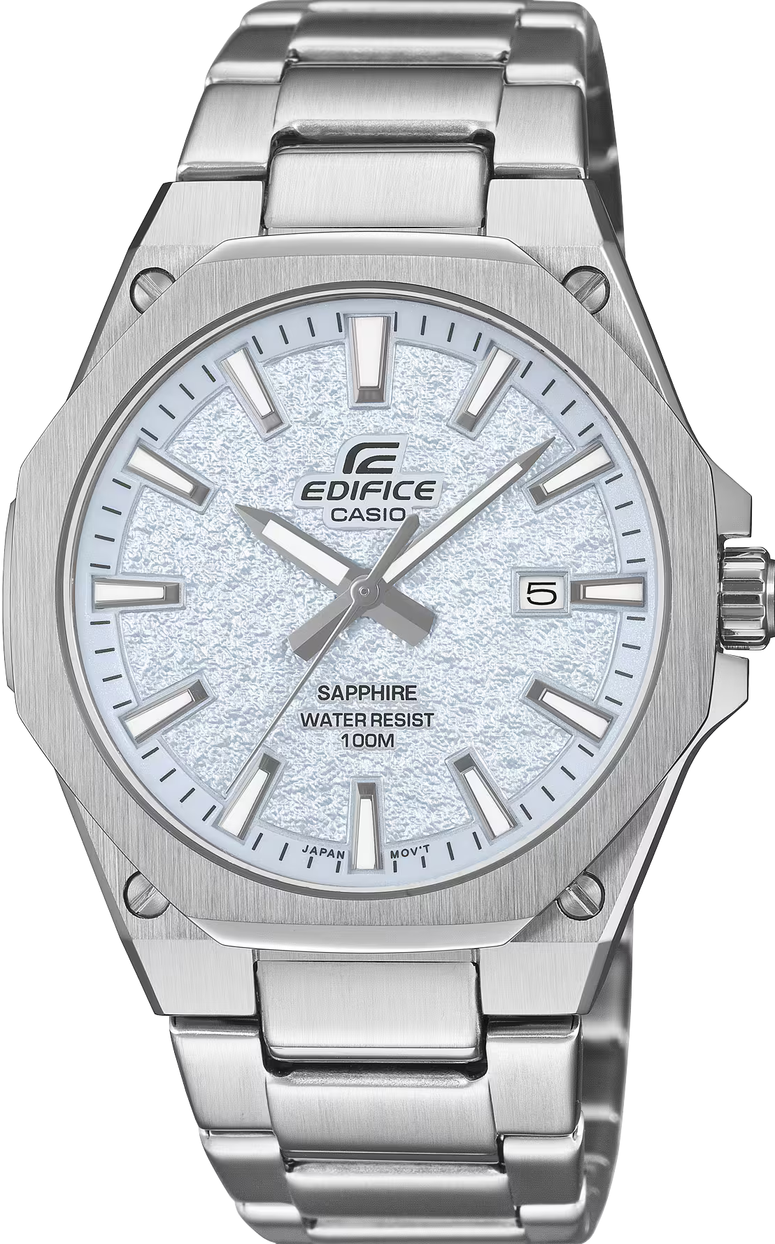 萬年鐘錶 - CASIO EDIFICE 系列  輕薄設計八角錶圈運動男錶  EFR-S108DE-2A  錶徑 : 39.9MM
