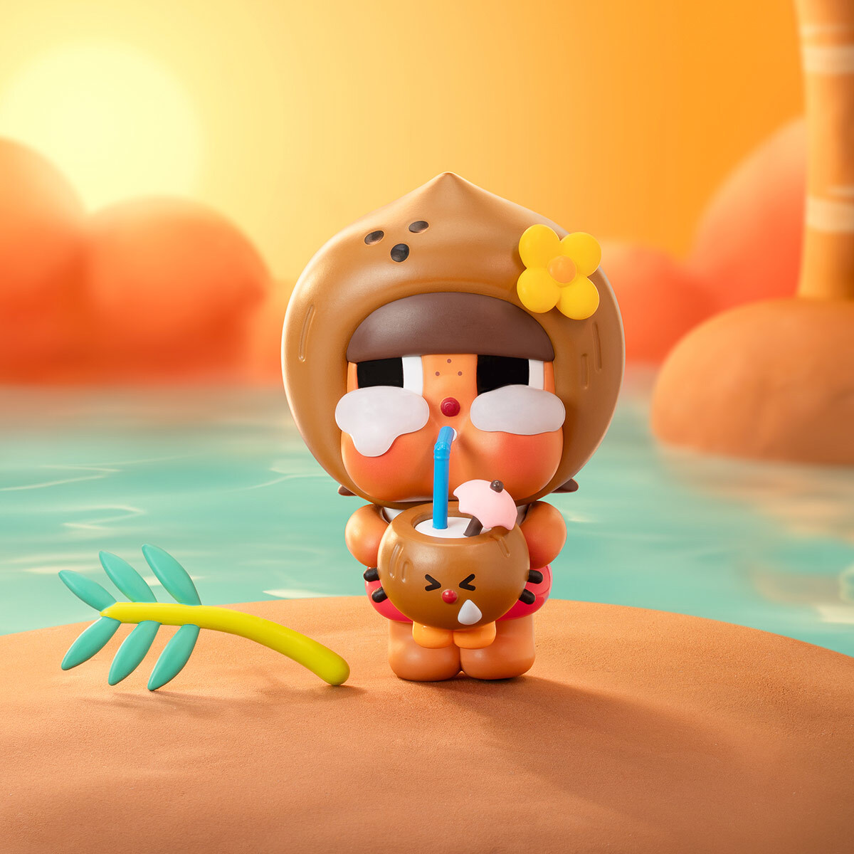 Crybaby Coconut Figure-Brown    ( POPMART )
