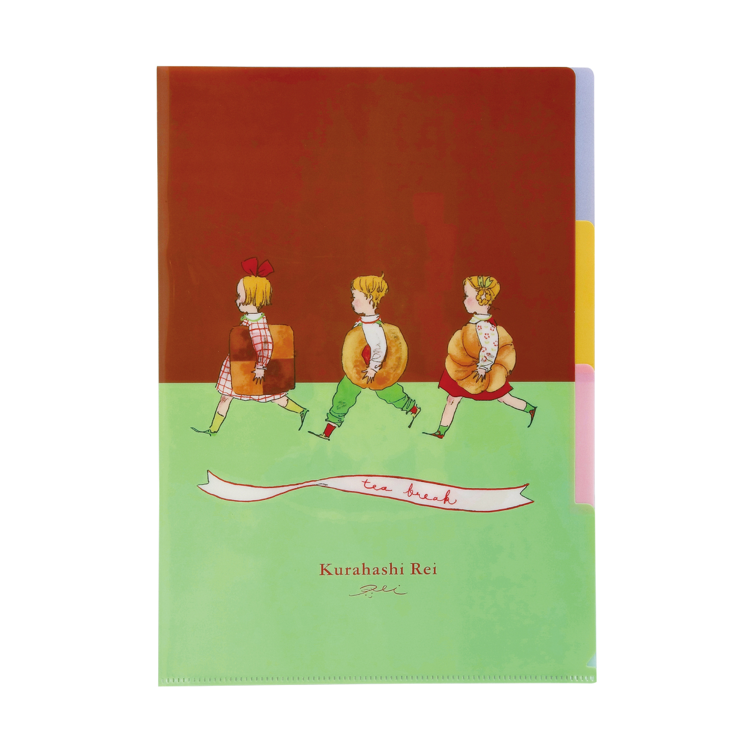 Gakken／Kurahashirei 三開口A4資料夾