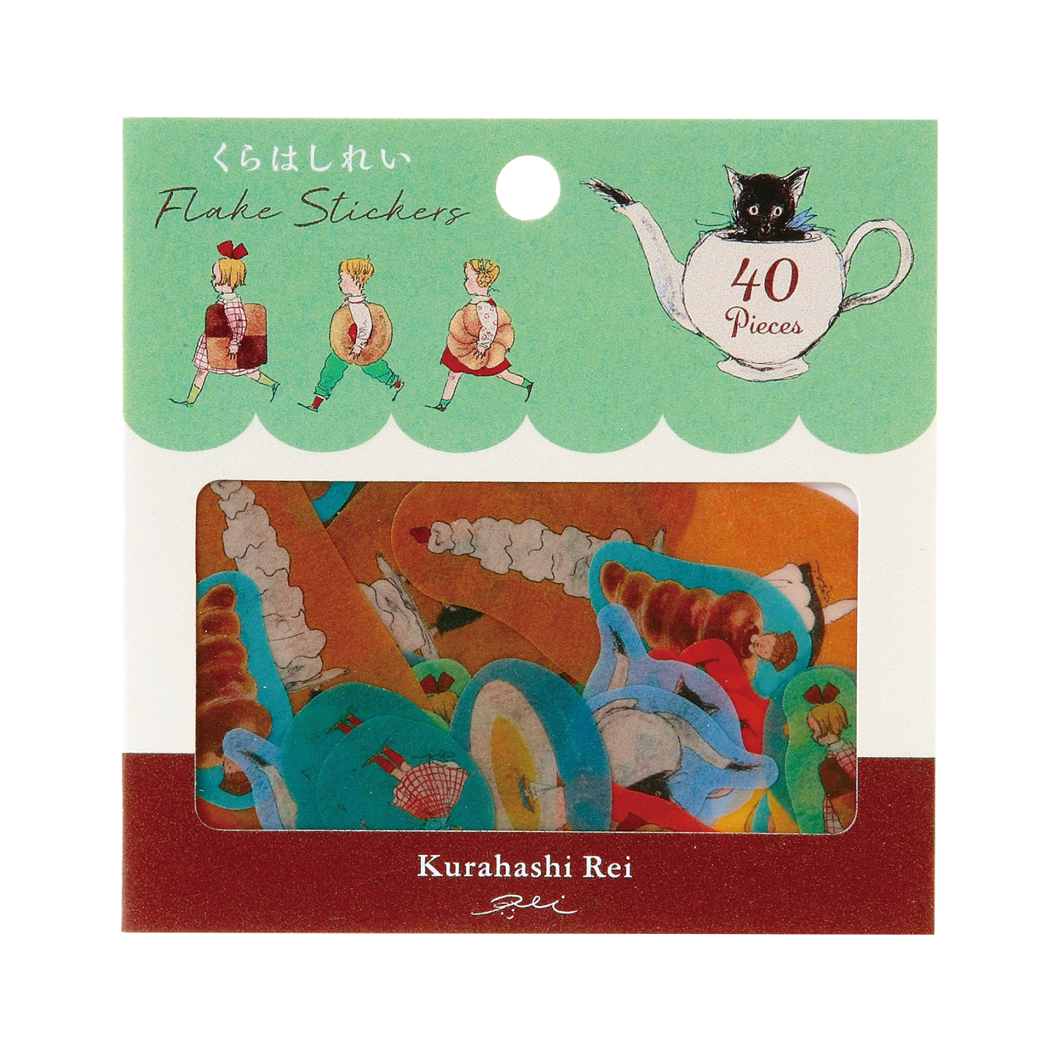 Gakken／Kurahashirei單張貼紙組合