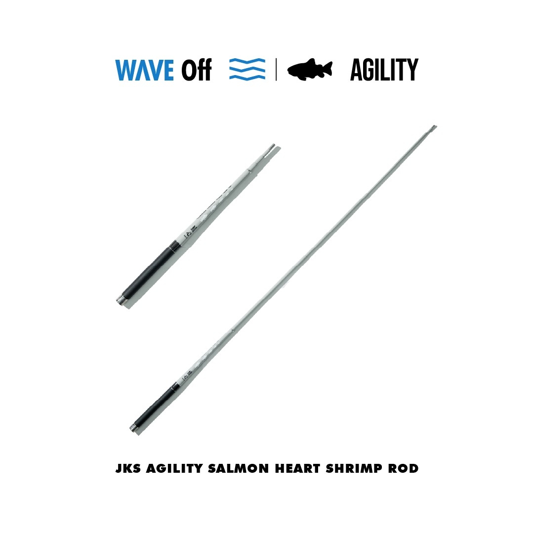 ｜WAVE OFF｜JKS AGILITY 聯名 鮭心竿 系列蝦竿 Shrimp Rod