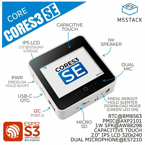 M5Stack CoreS3 SE