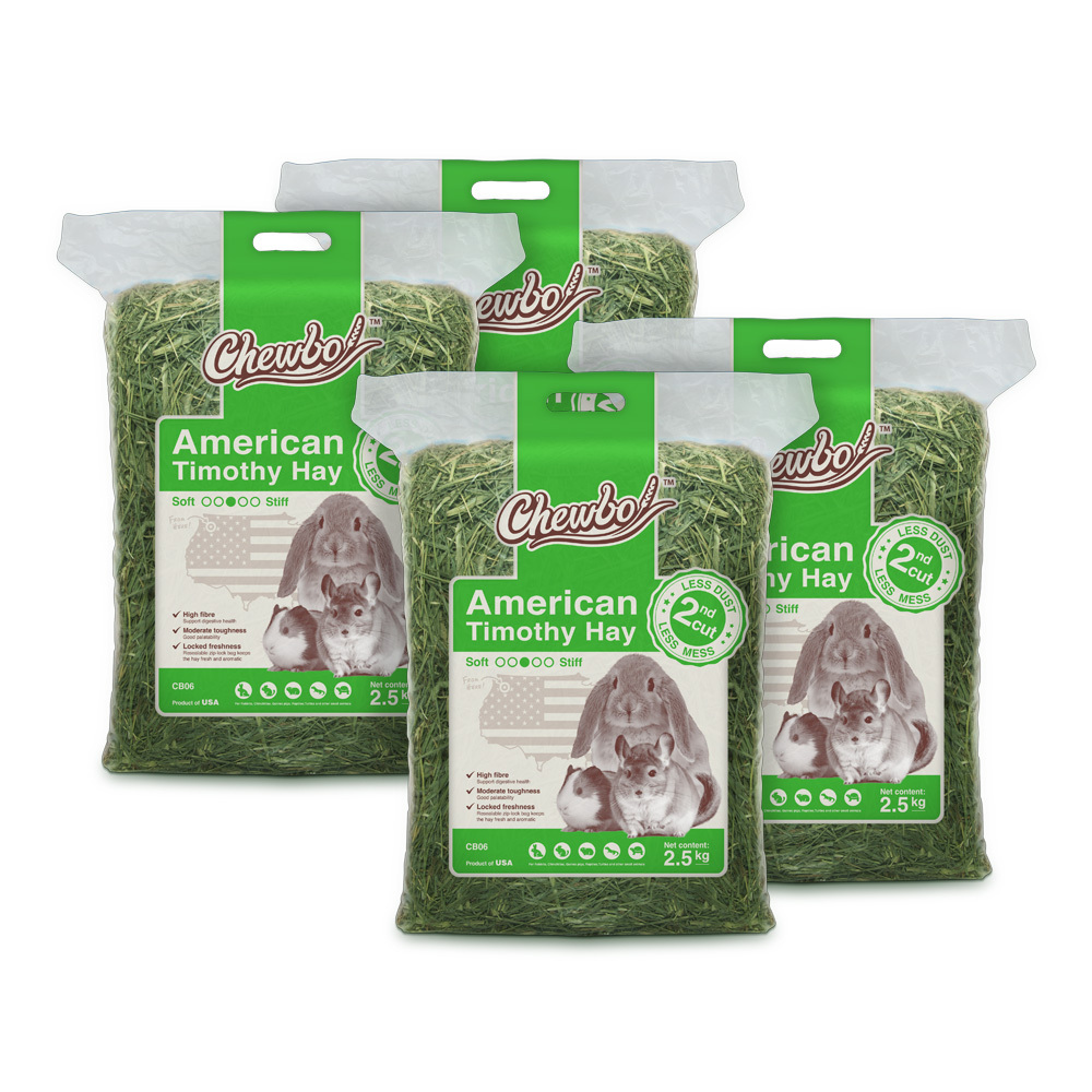 [激荀!] Chewbo 美國提摩西草二割 - 2.5kg x4包