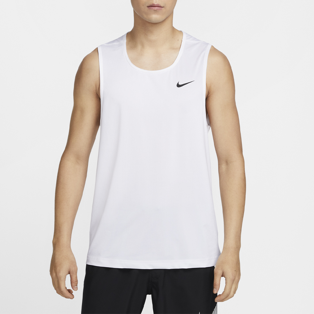 Nike As M Nk Df Ready Tank 男款 白色 網眼 排汗 運動 上衣 背心 DV9814-100