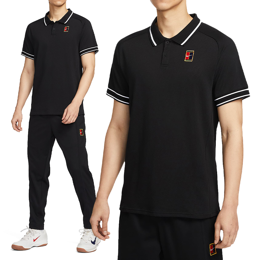 Nike As M Nkct Heritage Polo 男款 黑色 Polo衫 休閒 上衣 短袖 FQ2102-010