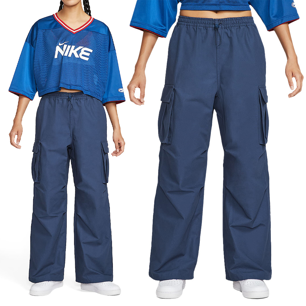 Nike As W Nsw Street Wvn Cargo Pant 女款 藍色 工裝 長褲 HV1967-410