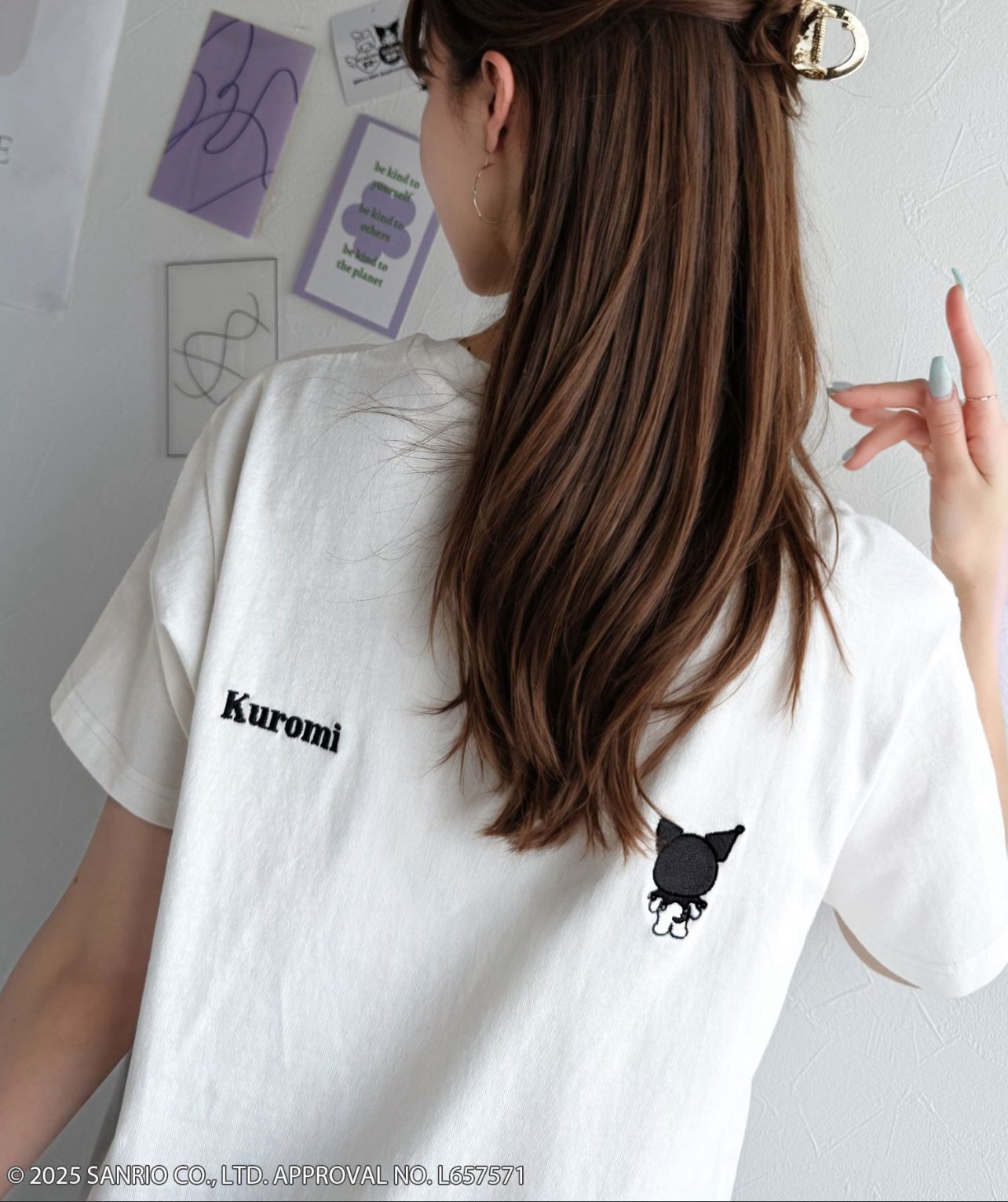 【預購】JN072506 classicalelf Sanrio 刺繡短袖上衣