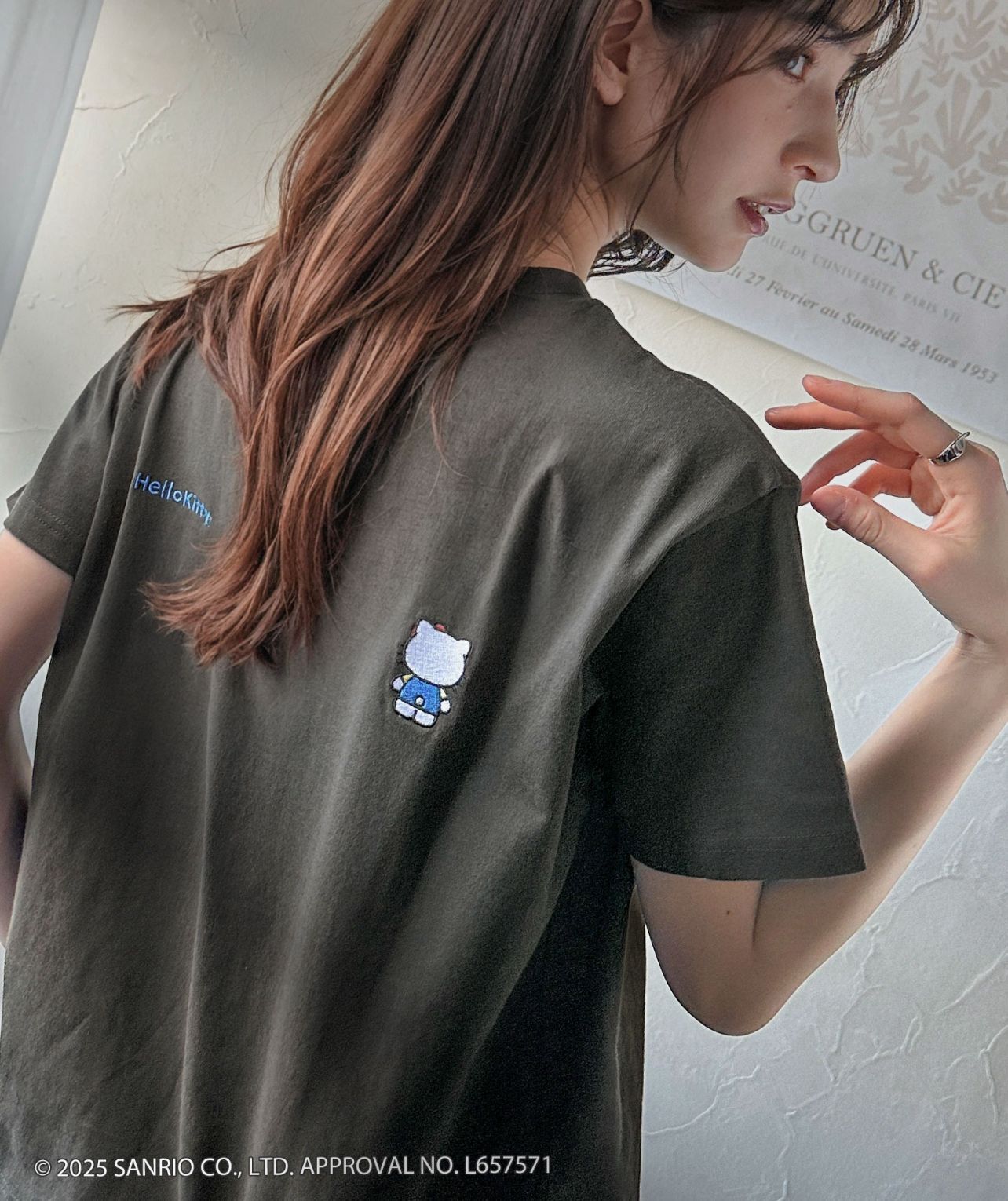 【預購】JN072506 classicalelf Sanrio 刺繡短袖上衣