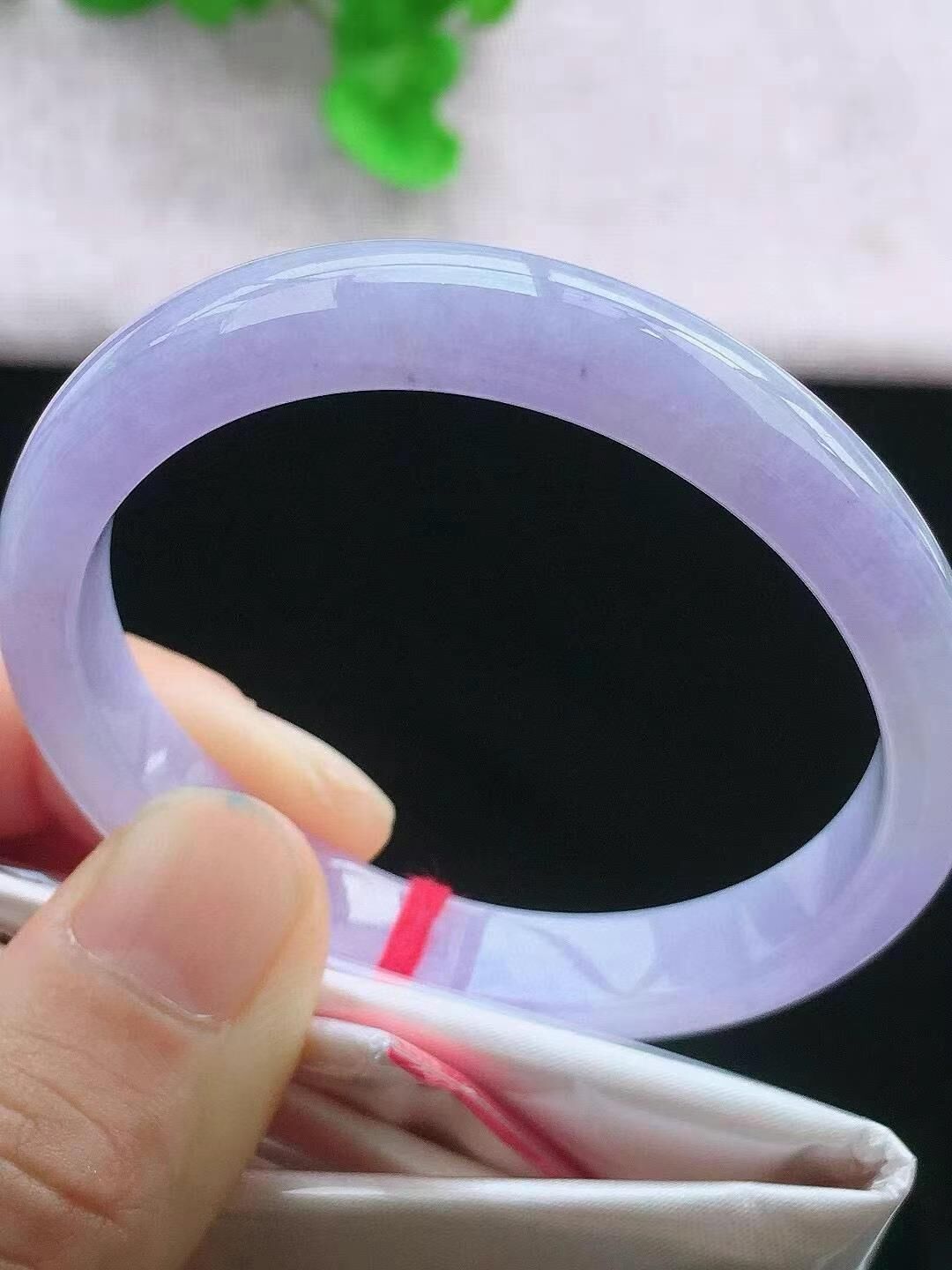 7205844 50.5mm紫羅蘭翡翠貴妃手鐲 (50-52)