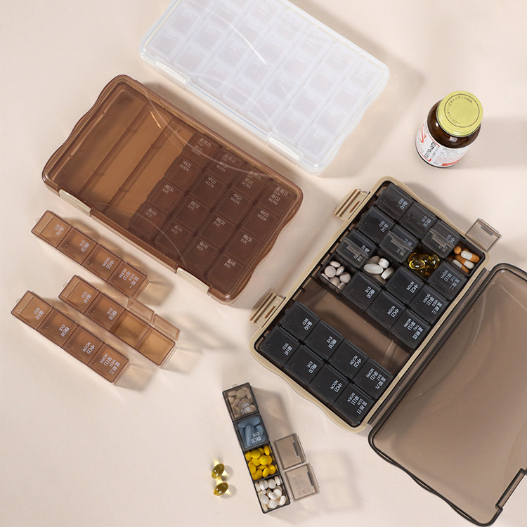 28格 一週大容量藥盒【AZ054】