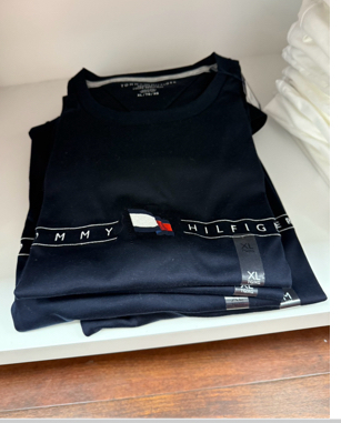 Tommy Hilfiger 橫線字母旗幟 短袖上衣 短袖 短T