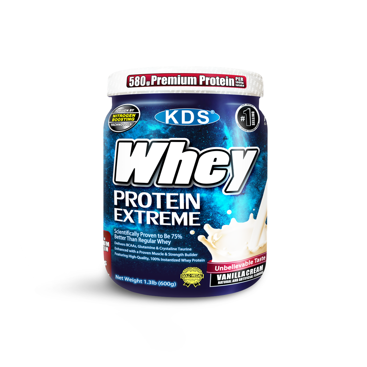 KDS - 康得信 精純藍色乳清蛋白粉 600g （強效版）（平行進口）